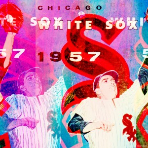 Chicago White Sox Art_Vintage Sports Art Remix_Row One Brand Vintage Sports Art Creation